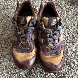 New Balance Men's Chocolate and Caramel Sneakers